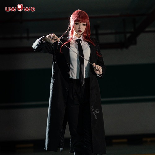 【Pre-sale】Uwowo Manga Cosplay Makima Cosplay Costume Makima Halloween Coplay - Costume+Cloak / XL