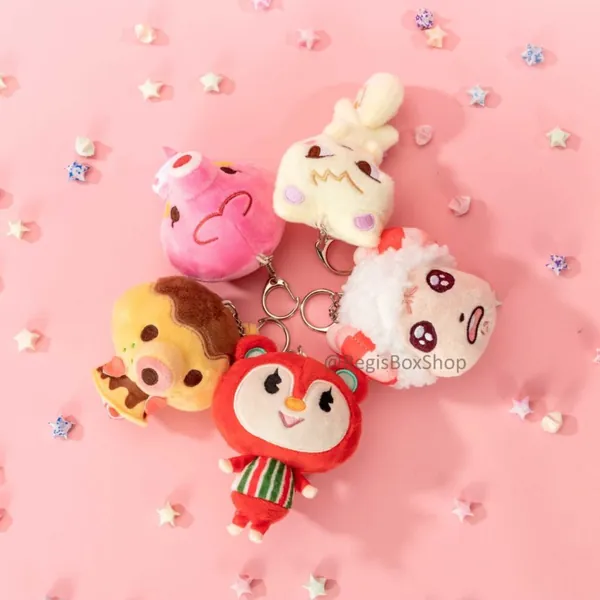 Cute ACNH Plush Keychain Animal Crossing Plush Toys - Zucker