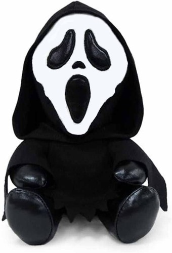 LKMYHY 8" Screaming Ghostface Plush Toy, Halloween Horror Killers Ghostface Plushies Doll, Scary Ghost Stuffed Plush Toy Movies Fan Gift