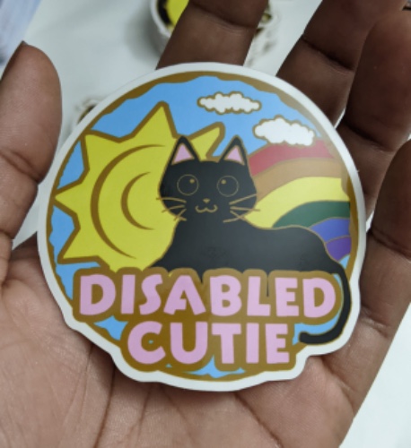 Sun Cat 3" Vinyl Sticker