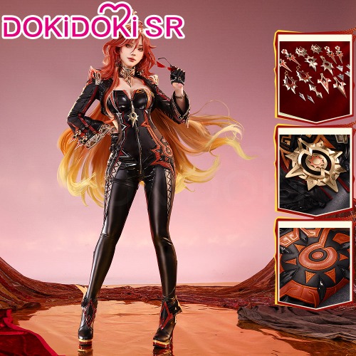 【Size S-2XL】DokiDoki-SR Game Genshin Impact Cosplay Pyro Archon Mavuika Costume Natlan | L-Order Processing Time Refer to Description Page