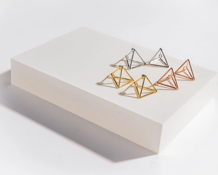 Triangle earrings