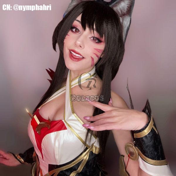 LOL Immortalized Legend Ahri Cosplay Costume