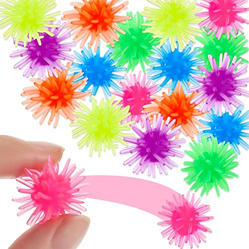 Sticky Things 18 Pieces Window Crawler Balls Rolling Sticky Wall Ball Climbers Stress Balls Sticky Stretchy Wall Ball for Party Favor Stress Fidget Relief