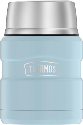 Thermos 16 Ounce Stainless Steel Food Jar, Matte Blue - Matte Blue Jar