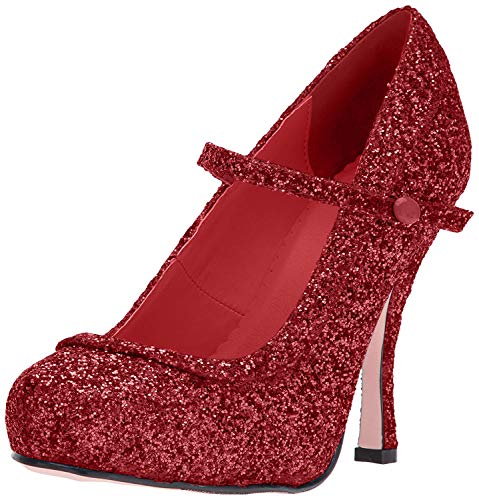 Ellie Shoes Women's 423-candy Platform Pump - 8 - Red