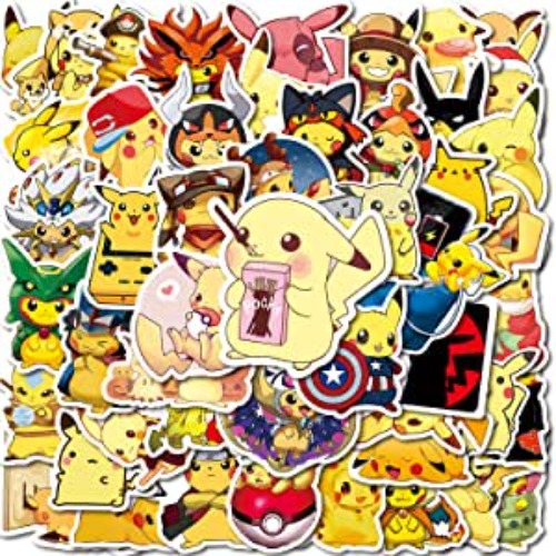 Anime Stickers 50 Pcs| Comic Stickers Gift for Kids Teen Birthday Party| Cartoon Cool Stickers| Cute Stickers Pack|Waterproof Stickers for Water Bottles,Laptop,Phone,Skateboard,Bicycle