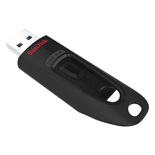 SanDisk 128GB Ultra USB 3.0 Flash Drive - SDCZ48-128G-GAM46, Black - 128GB