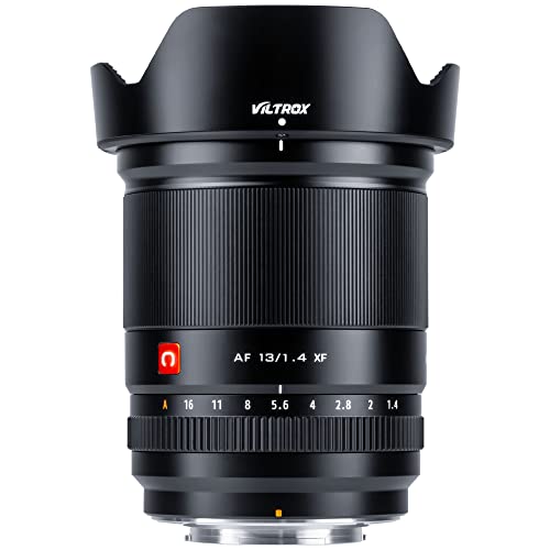 VILTROX 13mm f/1.4 F1.4 Fuji x Mount Ultra Wide Angle APS-C AF Lens for Fujifilm X-Mount Camera X-T30 II X-T4 X-T3 X-Pro3 X-Pro2 X-H1 X-T2 - 13mm f/1.4