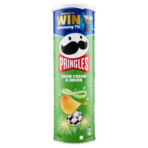 Pringles Chips di Patate Sour Cream e Onion, 175g