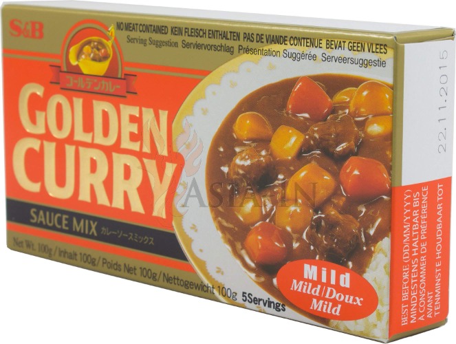 S&B Golden Curry (Medio - 5 porzioni) - 100 gr