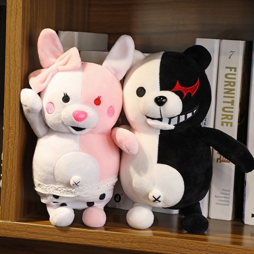 Monokuma & Mononi Plushies (3 VARIANTS, 2 SIZES) - Both / 10" / 25 cm