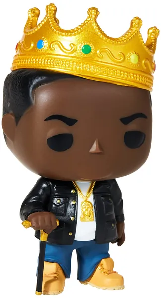 Funko Pop Rocks: Music - Notorious B.I.G. with Crown Collectible Figure, Multicolor, Standard