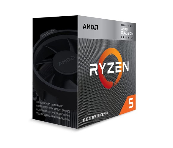 AMD Ryzen™ 5 4600G, 6-Core, 12-Thread Unlocked Desktop Processor with Wraith Stealth Cooler - 