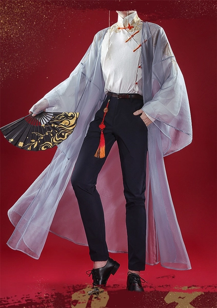 Jujutsu Kaisen Gojo Satoru Chinese Style Cosplay Costume