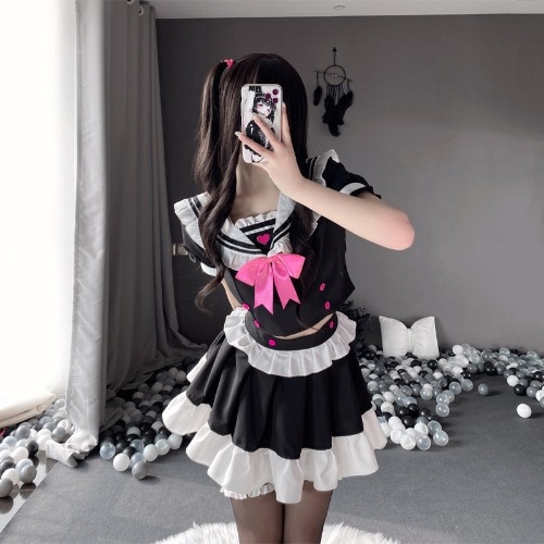 Maid Temptation Cosplay Set | With Stockings