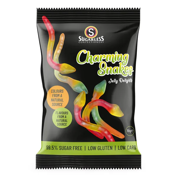 The Sugarless Company A Charming Snake Jellies, 70 g