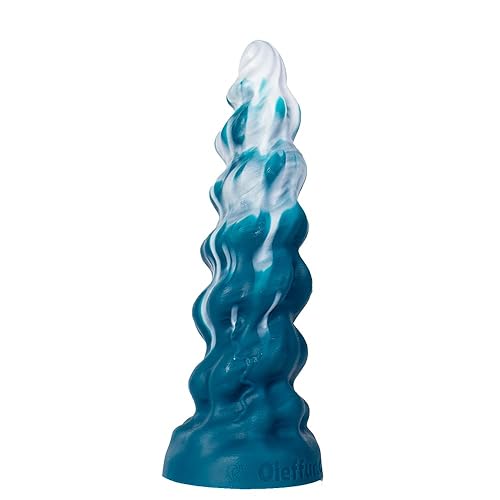 Jomyu Realistischer Alien Dildo Spiral Anal dildos mit Starke Saugnapf Weicher Silikon Fantasy Monster Analdildo Prostata G-Punkt Stimulator Analmassage Sexspielzeug für Männer Frauen Homosexuell (XL) - XL