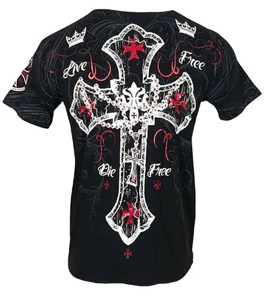 Xtreme Couture by Affliction Men's T-Shirt Glorious Tattoo Biker MMA S-6XL