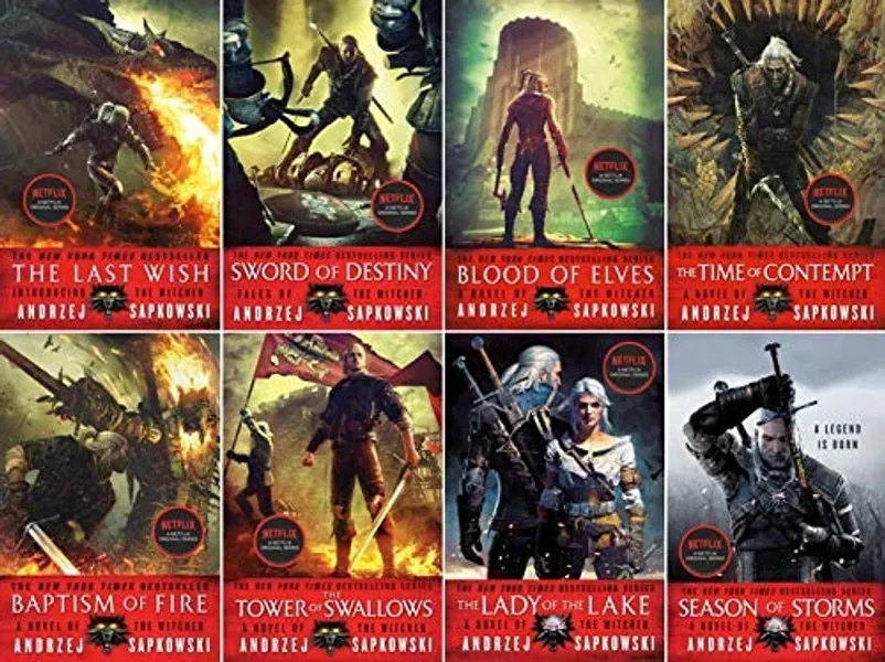 Witcher Books Complete Set (8 Books)