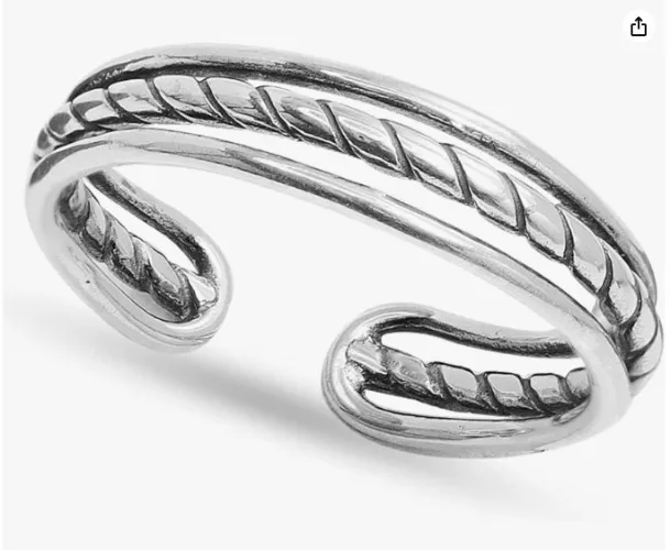 Toe Ring - 925 Sterling Silber