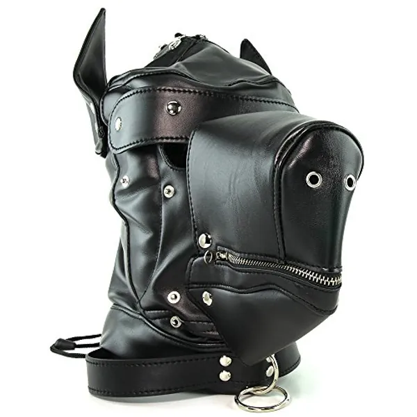 Master Series Universal BDSM Hood with Removable Muzzle