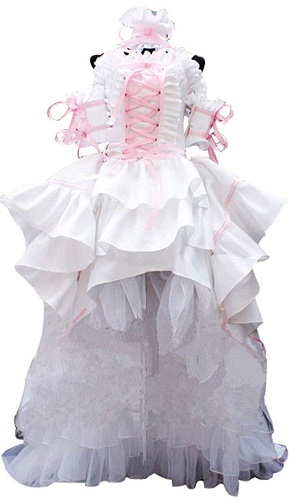 Chobits Chobittsu Hiroin Persocom Chichii Dresses Halloween Cosplay Costume - Female M