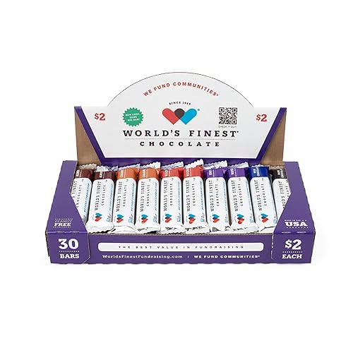 World's Finest® Chocolate - 30 Candy Bar - Fundraising Chocolate Variety Pack