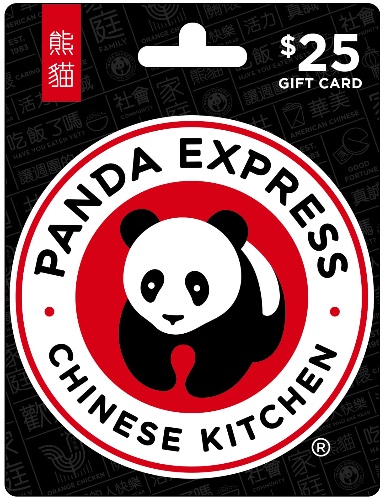 Panda Express Gift Card - 25 Traditional