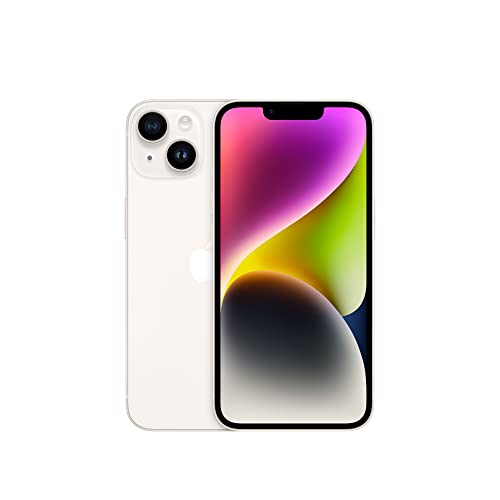 Apple iPhone 14, 128GB, Starlight - Unlocked (Renewed) - Starlight - 128GB