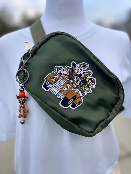 Disney Mickey Animal Kingdom Safari Inspired Belt Bag