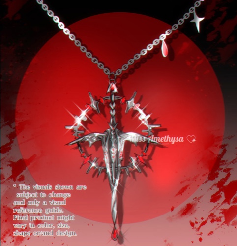 PRE-ORDER EXCLUSIVE ✧ Bloodless Jewelry ✧ | Necklace / Metal (not hypoallergenic ) / Jewelry box