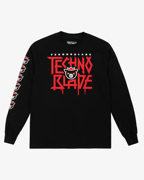 Agro Long Sleeve Tee (Black) | Large / Black