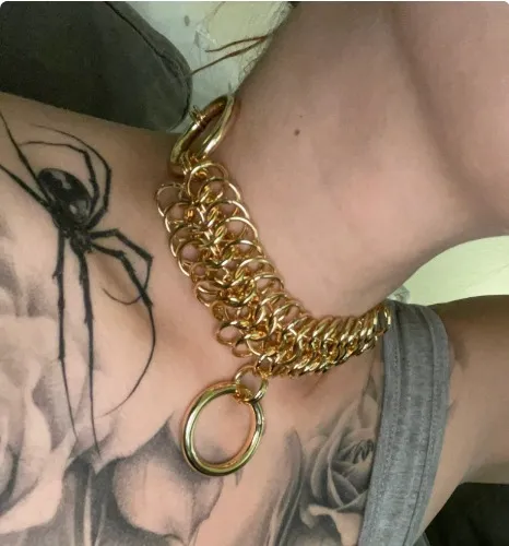 Gold Chainmail Choker