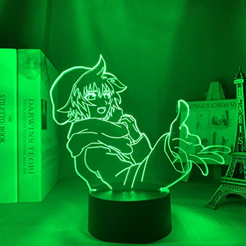 ItoNC Anime LED Light Your Turn to Die Shin Tsukimi Nightlight for Bedroom Decor Manga Birthday Gift Room LED Night Lamp Boys Kids
