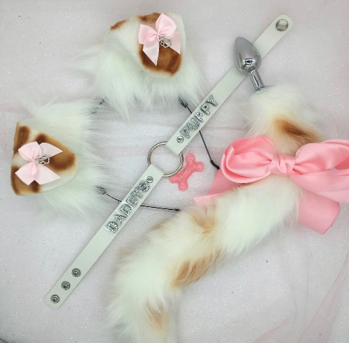 Puppy play starter set brown white