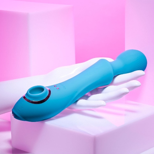 Wanderful Sucker Vibrator - Teal