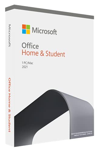 Microsoft Office 2021 | Home & Student | 1 Gerät | 1 Benutzer | PC/Mac | Aktivierungscode per Email - Aktivierungscode in einer Box - Home & Business 2021