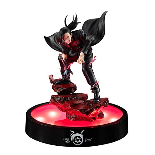 Megahouse Precious G.E.M. Fullmetal Alchemist Greed (Lin Yao) (with LED Base Stand), Multiple Colors (MH83099)