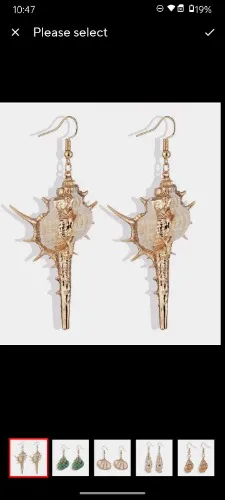 EN Elegant Gold Color Beach Shell Starfish Love Heart Pearl Dangle Earrings for Women Ethnic Jewelry Boho Drop Earring Set - AliExpress 36