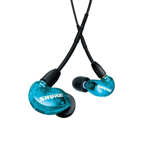 Shure AONIC 215 Wired Sound Isolating Earphones with Remote + Mic - blue