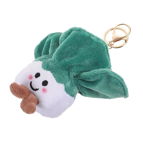 VALICLUD Plush Keychain Car Keychains Chinese Cabbage Keychain Decorative Bag Pendant Cute Child Accessories