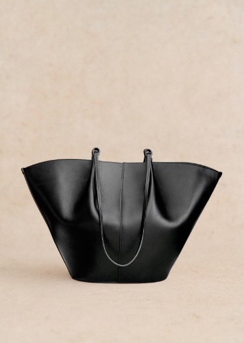 Mara Bag - Smooth Black - Bovine leather - Sézane