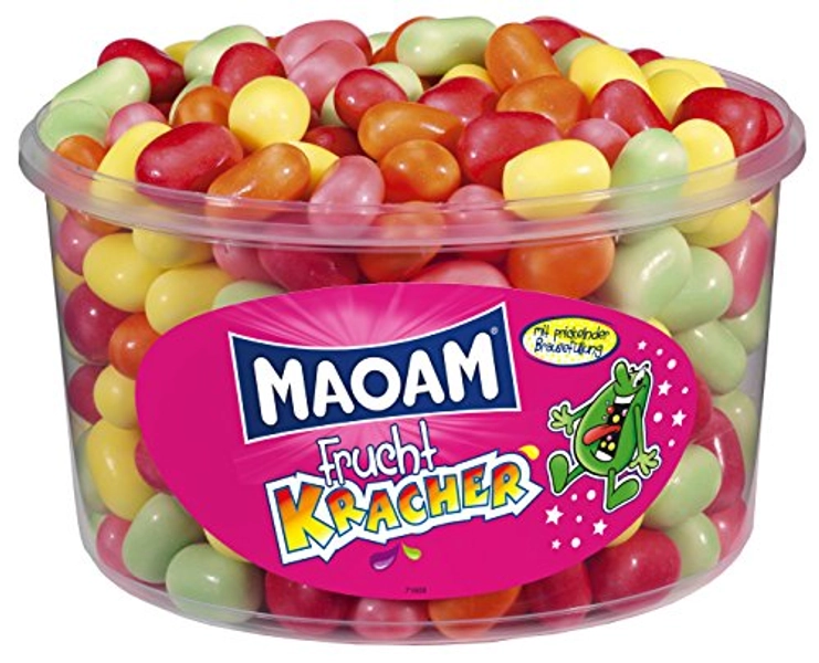 Maoam Frucht Kracher 3er Pack (3 x 1.2 kg Dose)