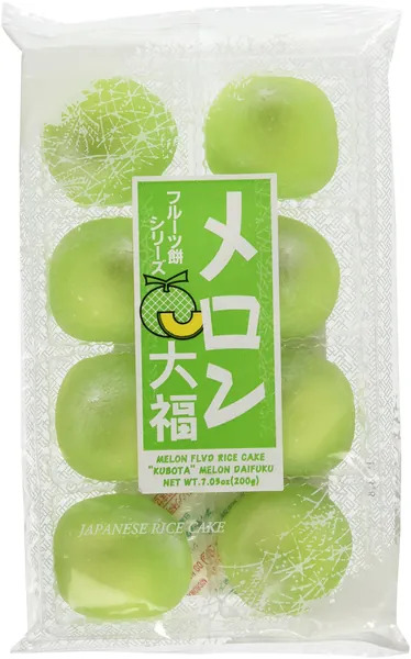 Japanese Fruits Daifuku (Rice Cake)-Melon Flavor - 