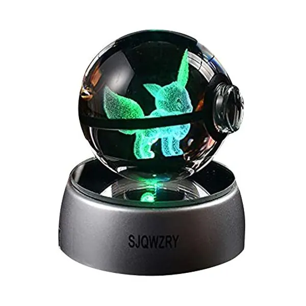 
                            3D crystal LED Night Light,7 Colors Gradual Changing Table Lamp for Holiday Gifts or Home …
                        