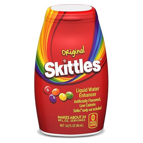 Skittles Singles To Go Liquid Water Enhancer, 1.62 Fl. Oz (1-Pack), Original, Low Calorie, Zero Sugar Drink Enhancer - 1.62 Fl Oz (Pack of 1)