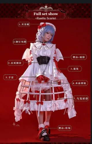 Touhou Project Remilia Scarlet Cosplay
