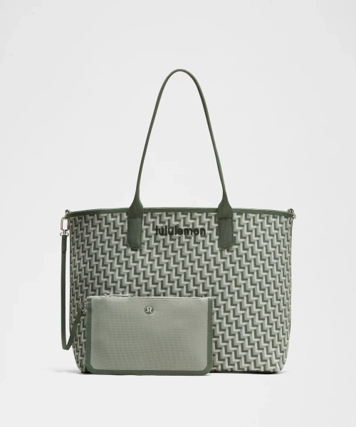 Classic Knit Tote Bag 18L - Grey Eucalyptus/Jade Grey/Peroxide - ONE SIZE