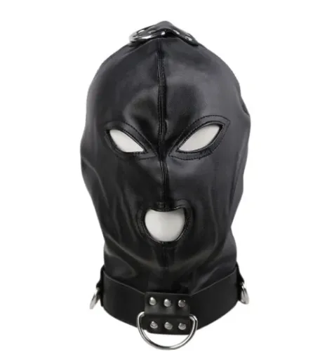 Black PVC Gift Mask - For Guests